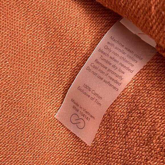 CALIA Orange Extended Shoulder Sleeveless Top Shirt Cuffed Womens Size XS - Picture 6 of 10